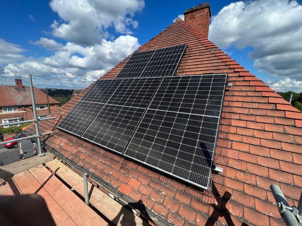Residential solar installation